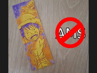 Monkey D. Luffy || Anime Bookmark (FREE TO SELL)
