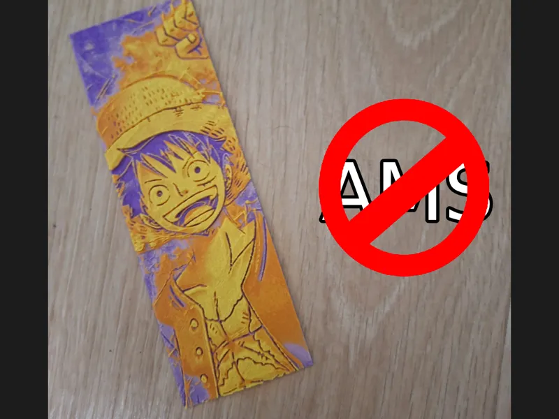 Monkey D. Luffy || Anime Bookmark (FREE TO SELL)