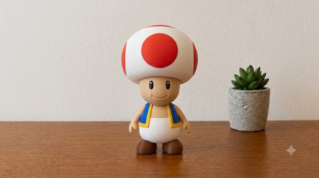 Miniatura 2 do modelo 3D Toad Mario Bros