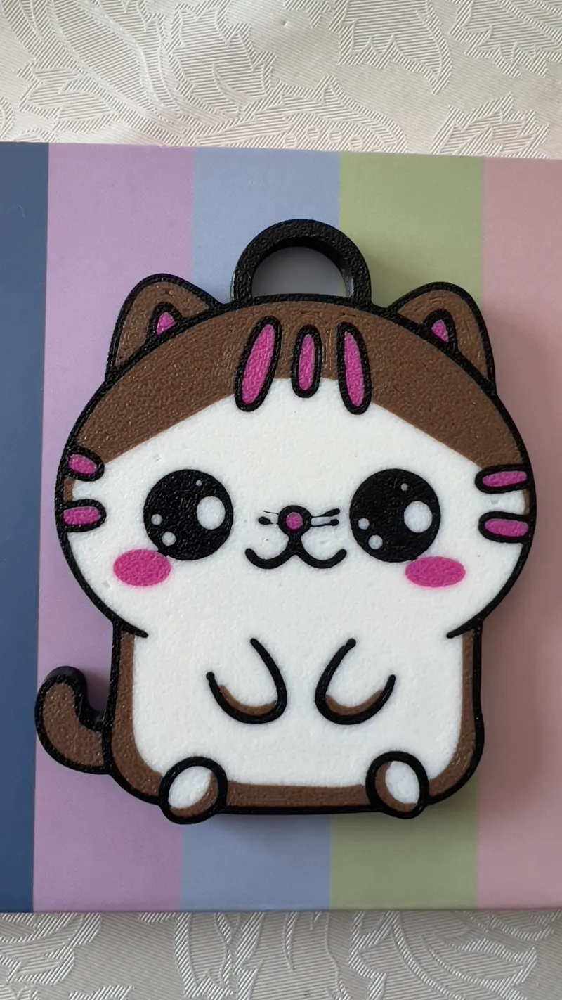 Cute Cat Keychain