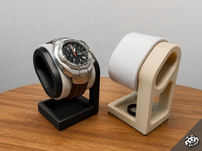 Watch Stand with Jewelry Tray