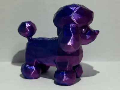 Poodle Toy low poly