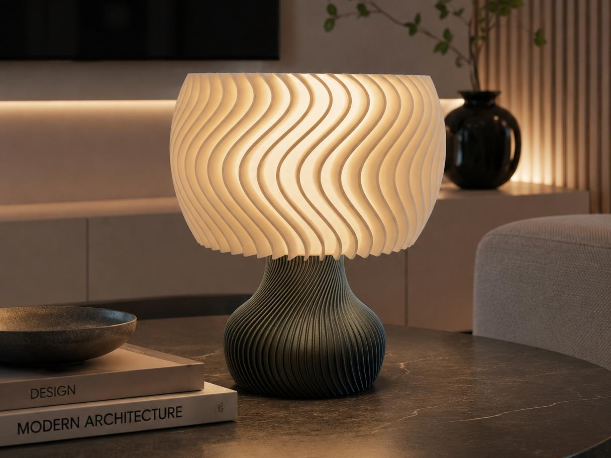 Onda — Organic Wave Table Lamp