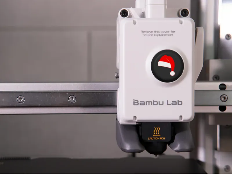 Santa Hat A1 extruder wheel