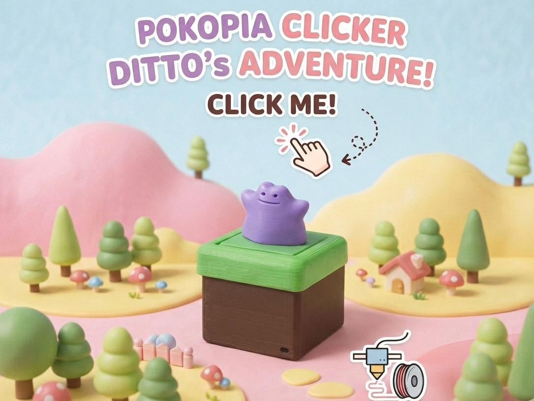 Pokopia Ditto Fidget Clicker