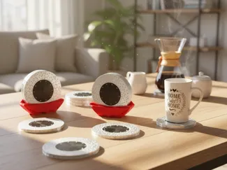 Realistic Calliper Coaster Set