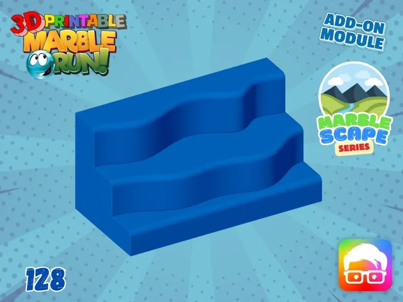 ADD-ON 128 for Ultimate 3D Printable Marble Run