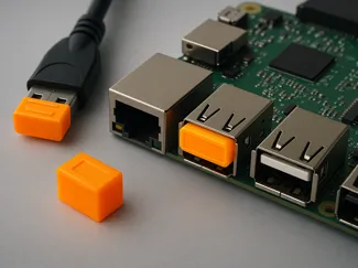 USB-A Protective Caps with Clip – Dust Protection