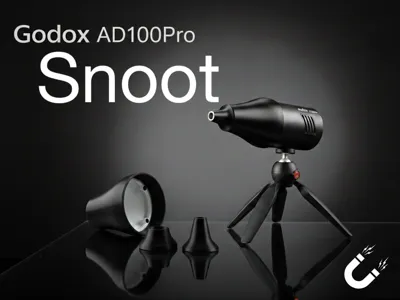 Modular Magnetic Snoot for Godox AD100 Pro