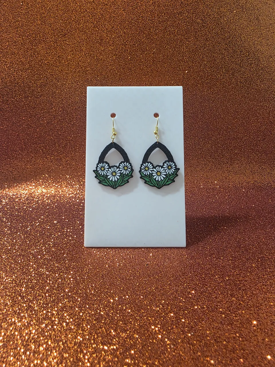 Daisy arch earrings view 2