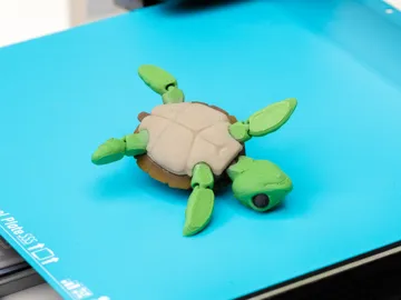 Letrero o emblema decorativo: Flexi Turtle Articulated — vista de referencia 3