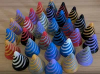 Cônes spirale fidget, lot pour soirée — photo 1