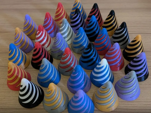 Cônes spirale fidget, lot pour soirée