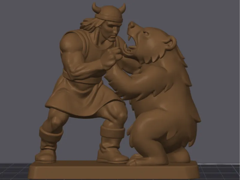 Lāčplēsis (Bear-Slayer) – Latvian Legend Sculpture