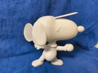 Snoopy joueur de tennis — photo 2