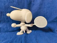 Snoopy joueur de tennis — photo 5