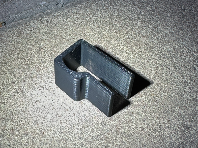 Led strip clip 8.5mm thick mount
