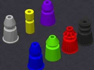 Pinball Posts Multiple Variants 