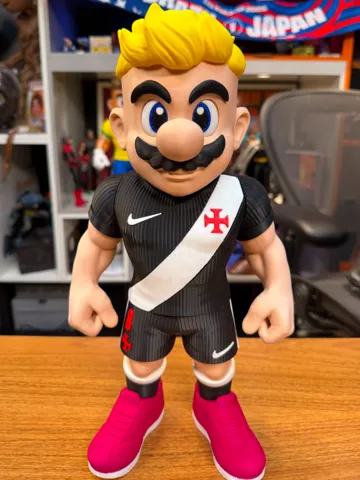 Accesorio para impresora 3D: SUPER MÁRIO VASCO (JUNINHO 8) SEM AMS (PRETO) 35cm — vista de referencia 2