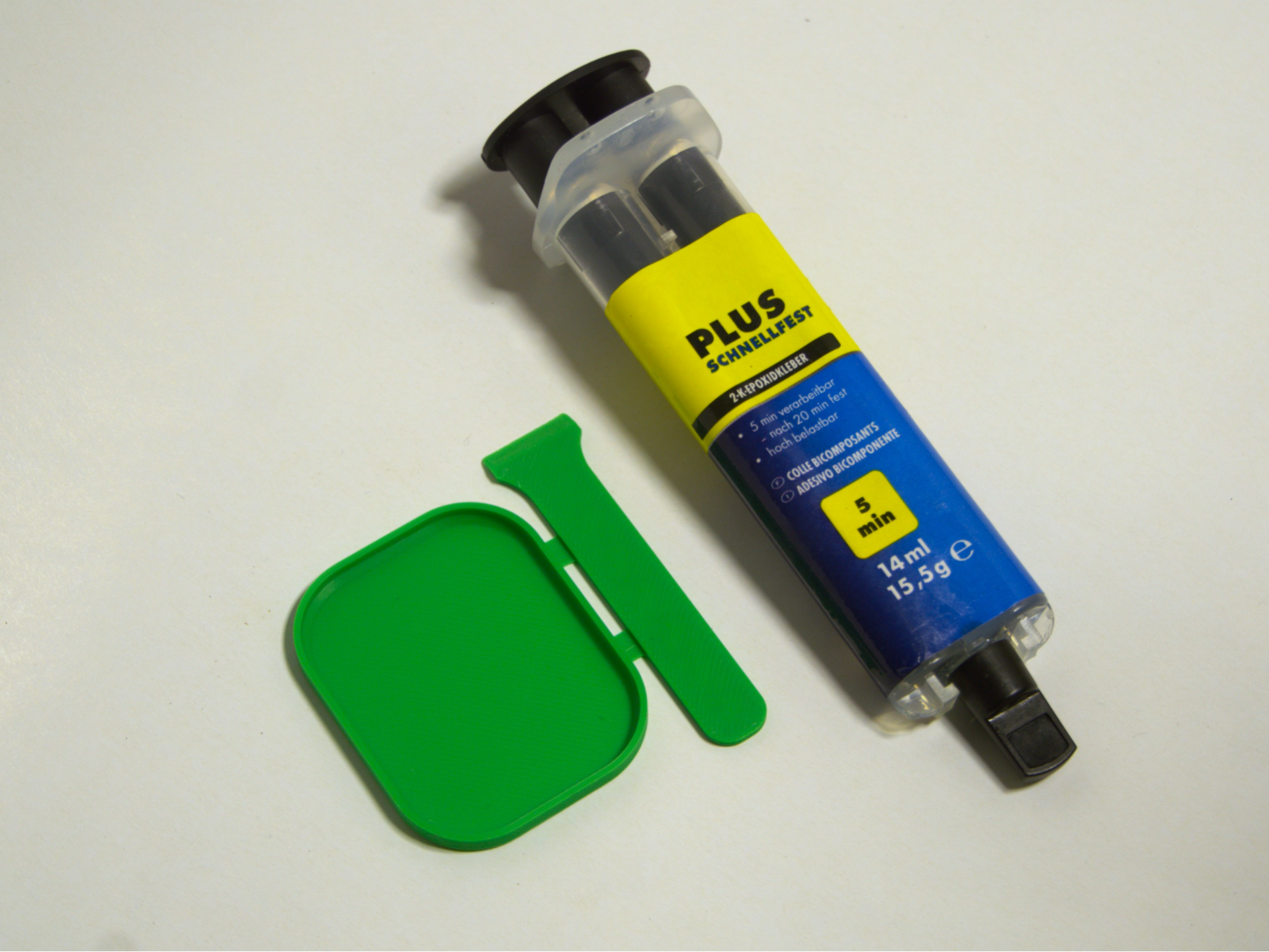 Small Glue Mixing Tray with Snap‑Off Spatula