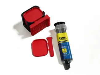 Small Glue Mixing Tray with Snap‑Off Spatula