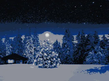 Christmas landscape