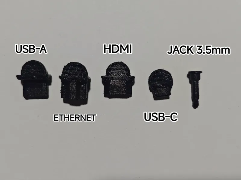 Laptop Port Covers Pack – TPU