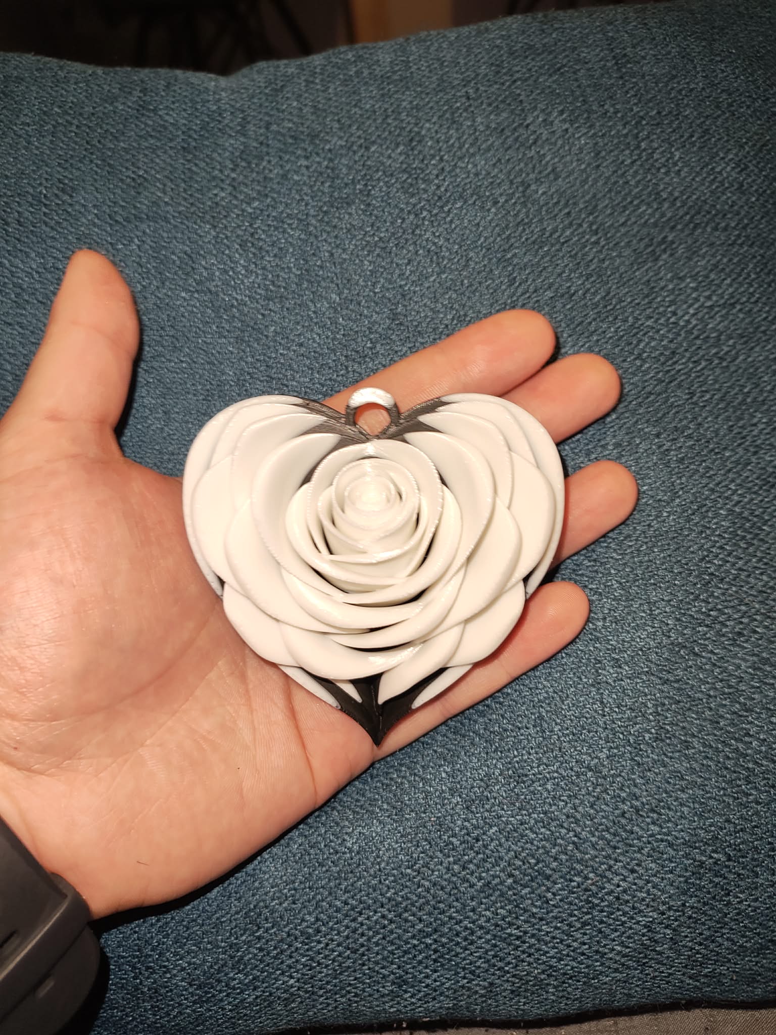 Miniatura 3 do modelo 3D Rose mit Ständer - Geschenkidee