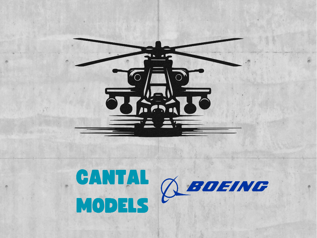 AH-64 APACHE ATTACK HELICOPTER #3 | 2D WALL ART