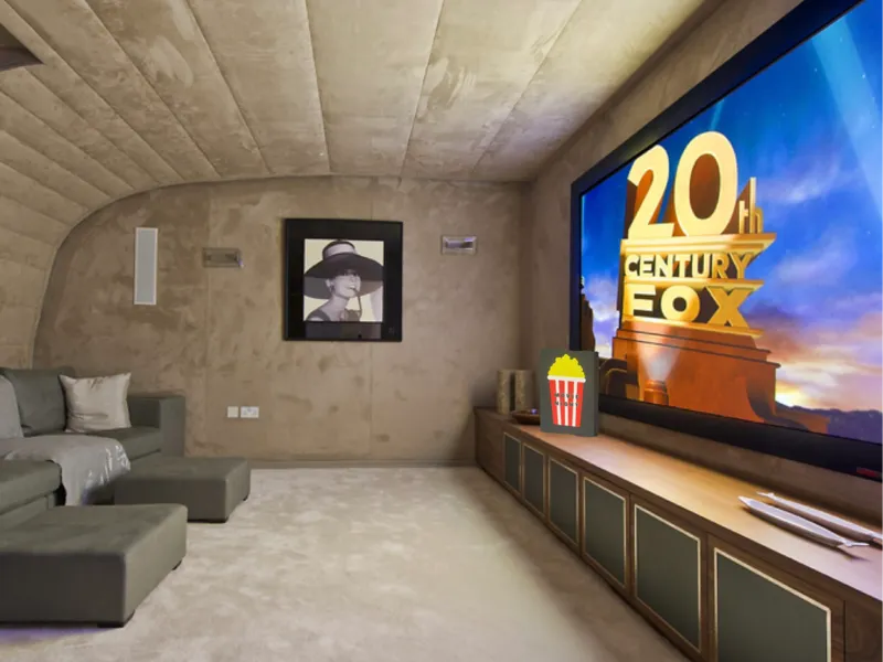popcorn movie table decor