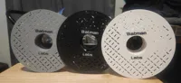 0.2 Layer height, Infill: 15% Grid, Gray/Black