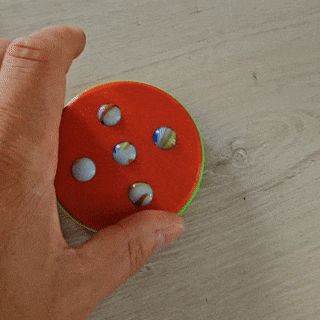 Spin-a-Roo: Ultimate 3D-Printed Disc with Marbles