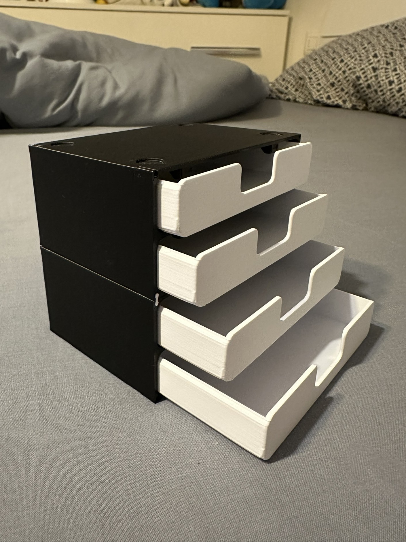 Miniatura 2 do modelo 3D Parametric Modular Drawer System V2