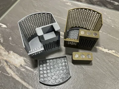 Bambu Lab A1&Mini Poop Basket XL+TPU FLOOR+Magnet