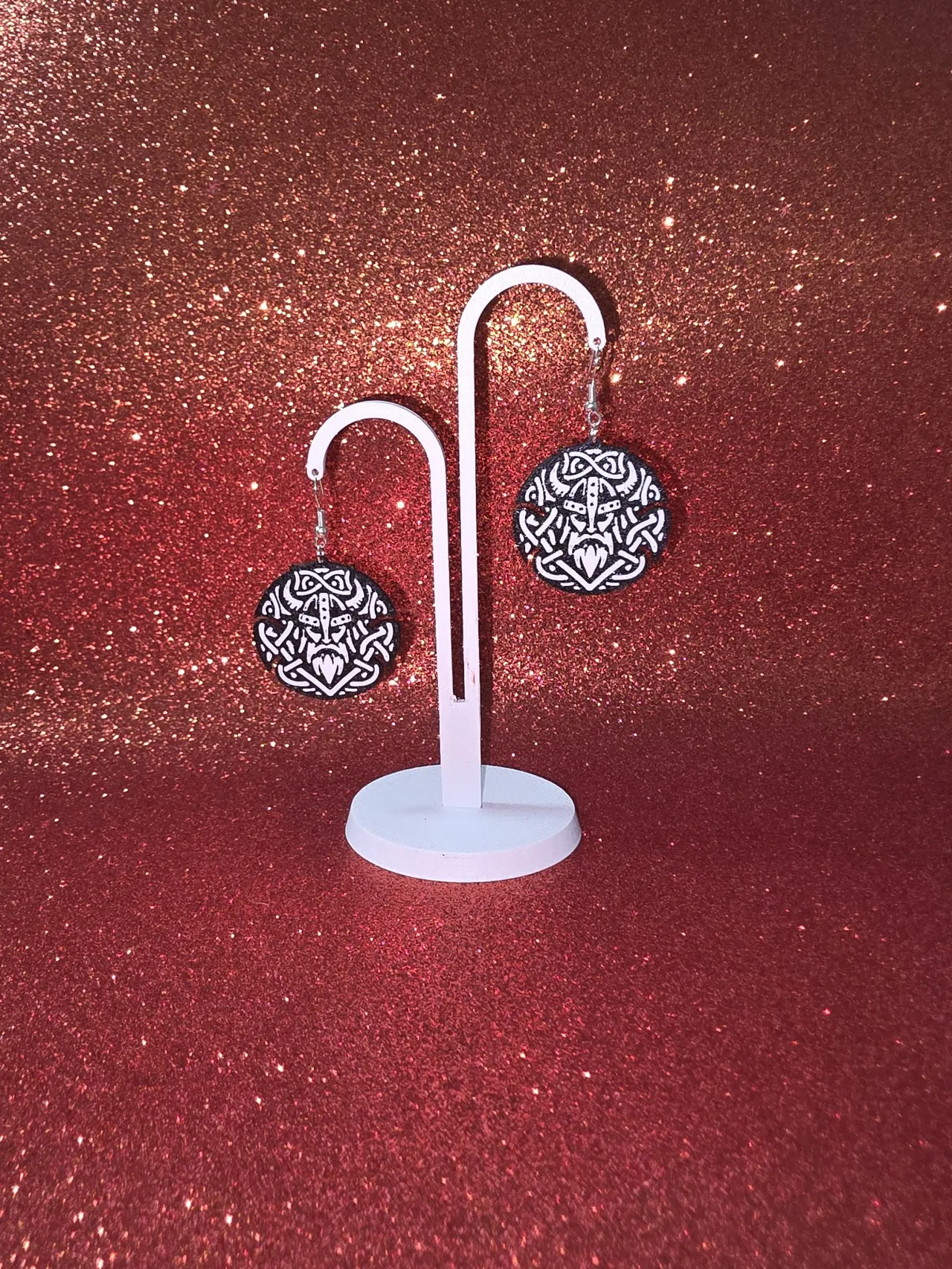 Viking earrings view 3