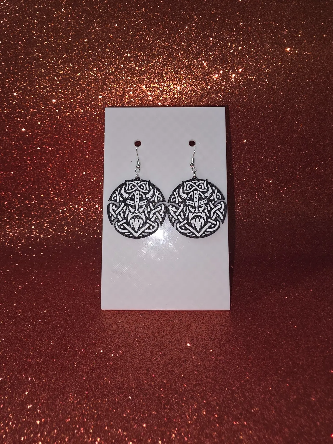 Viking earrings view 2