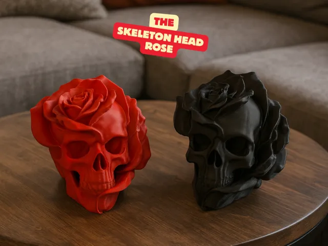 THE SKELETON HEAD ROSE / FORBIDDEN ROSE / GOTHIC