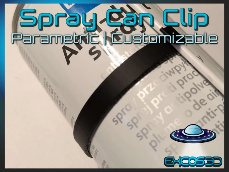 Spray Can Clip (Parametric)