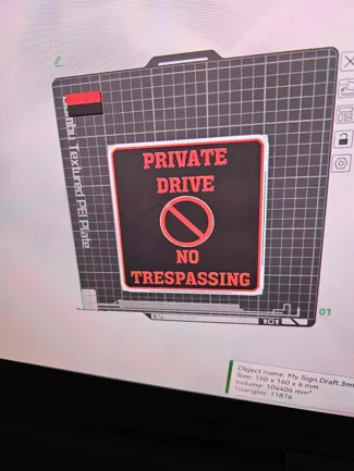 Private Drive Sign No Trespassing