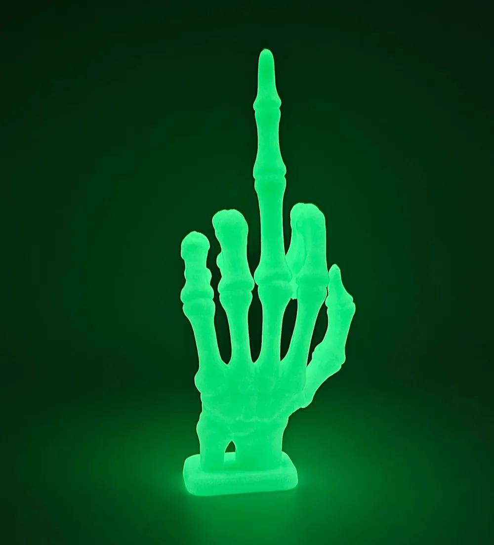 Skeleton Hand Middle Finger - Free 3D Print Model - MakerWorld