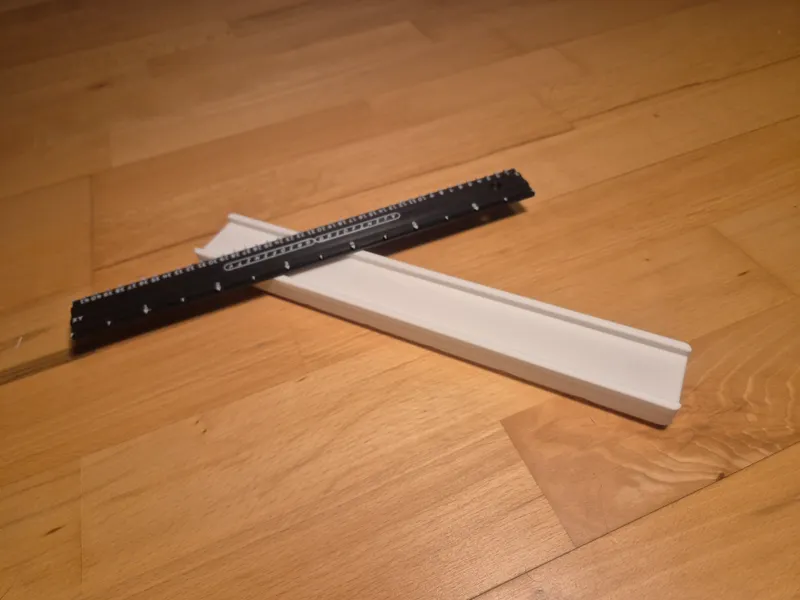 Gridfinity ruler holder