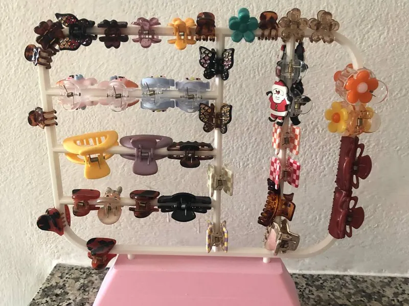 Hair clip organizer - Solid