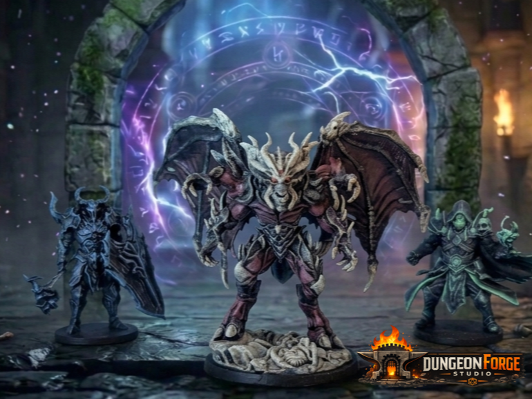 Abyss Demon Lord | Shadow Legion Miniature