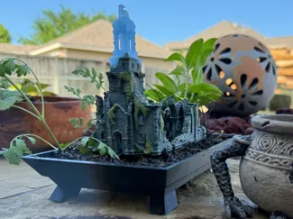 Church of Marika Bonsai Planter from Elden Ring