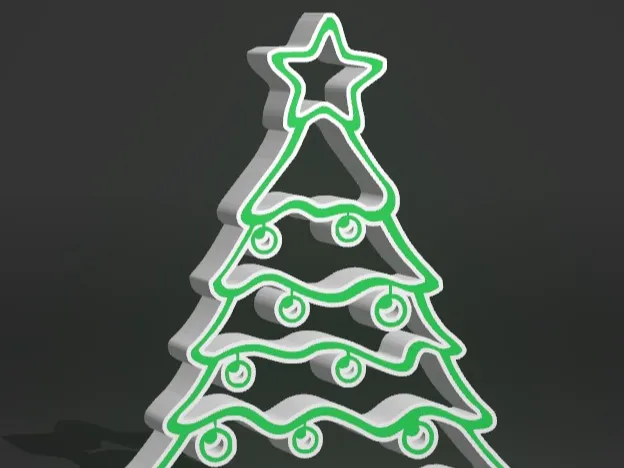 Lightbox Christmas Tree