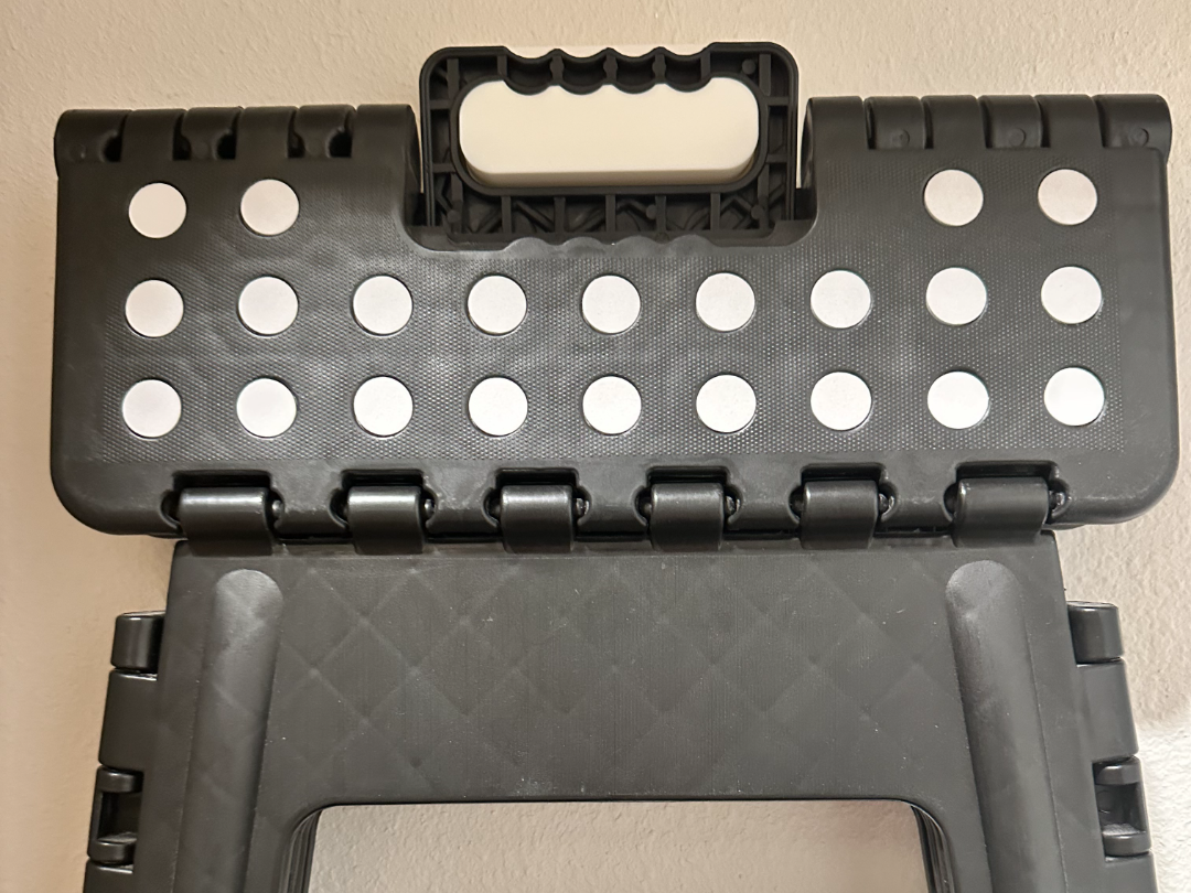 Folding Step Stool Wall Mount