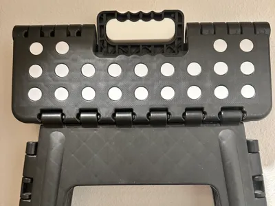 Folding Step Stool Wall Mount