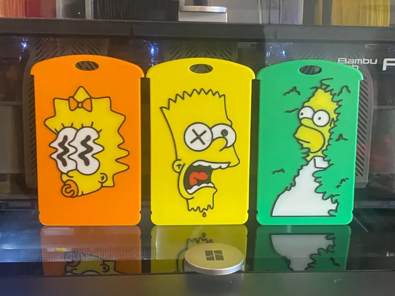 Porta Badge Definitivo x Simpson