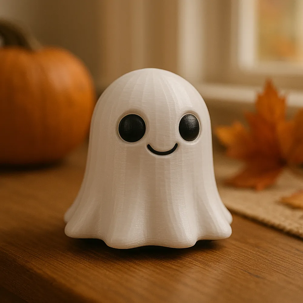 Cute Smiling Ghost – Halloween Miniature by Wikydtron MakerWorld ...