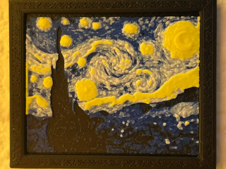 Tiny Starry Night {0.2mm nozzle}